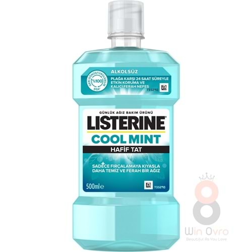 Listerine Cool Mint Hafif Tat Alkolsüz Ağız Bakım Suyu 500 Ml