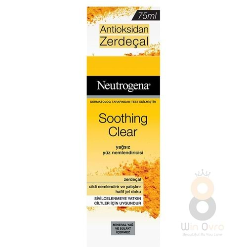 Neutrogena Soothing Clear Yağsız Nemlendirici 75 ml