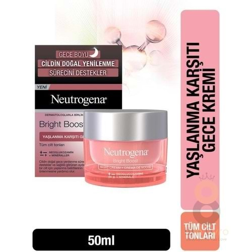 Neutrogena Bright Boost Gece Kremi 50 ml