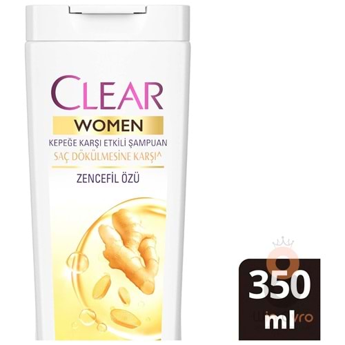 Clear Women Kepeğe Karşı Etkili Şampuan Zencefil Özü 350 ml
