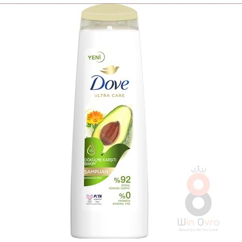Dove Ultra Care Saç Bakım Şampuanı Dökülme Karşıtı Bakım Avokado Özü 400 ml