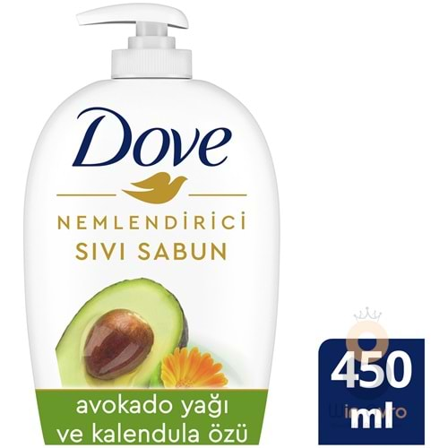 Dove Nemlendirici Sıvı Sabun Avokado Yağı Ve Kalendula Özü 450 ml