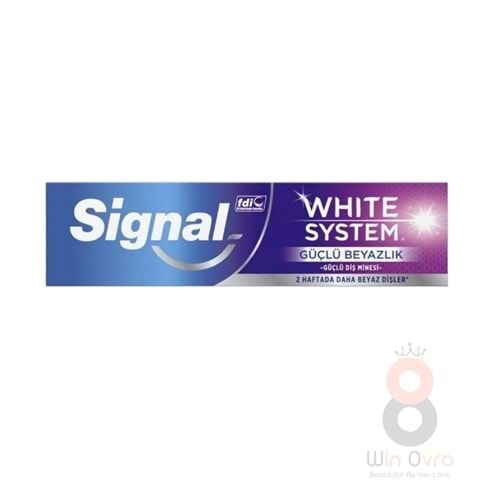Signal White System Diş Macunu Güçlü Beyazlık Güçlü Diş Minesi 75 Ml