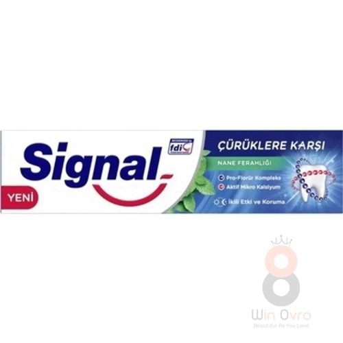 Signal Çürüklere Karşı Diş Macunu 50Ml Nane Ferahlığı