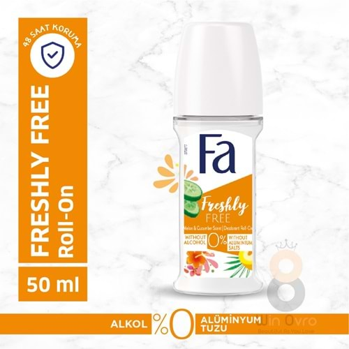 Fa Freshly Free Salatalık & Kavun Kadın Roll-On