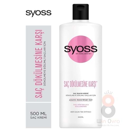 Syoss Saç Dökülmesine Karşi Saç Kremi 500 Ml