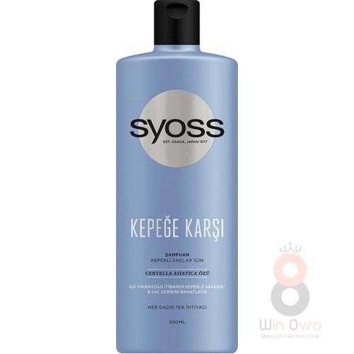 Syoss Kepeğe Karşı Şampuan 500 Ml Saç Bakım Centella Asiatica Özü