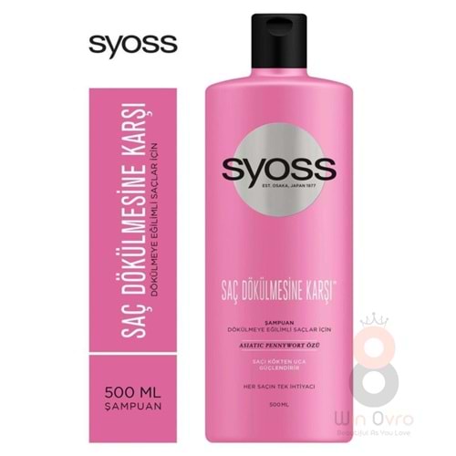 Syoss Saç Dökülmesine Karşı Şampuan 500 ml