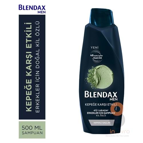 Blendax Erkekler İçin Kepeğe Karşı Etkili 500 Ml