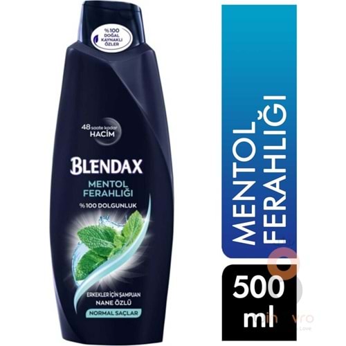 Blendax Şampuan 500 ml Mentol Ferahlığı Şampuan Nane Özlü