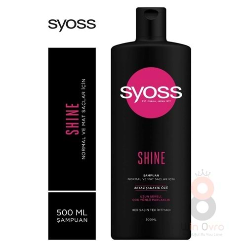 Syoss Shıne Şampuan 500 Ml Beyaz Şakayık
