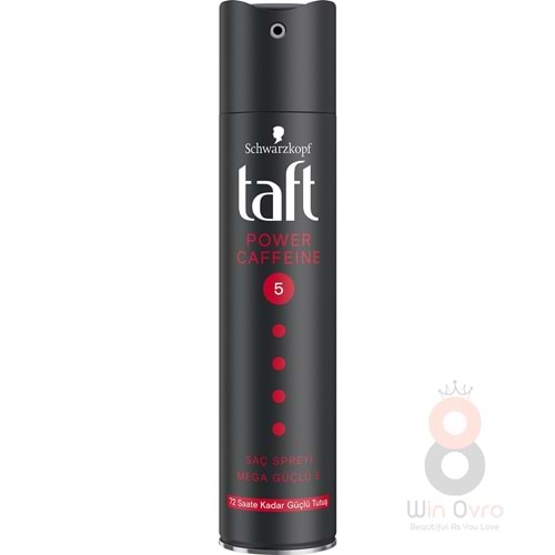 Taft Power Kafein Sprey 250 Ml Kalıcı Tutuş Saç Spreyi