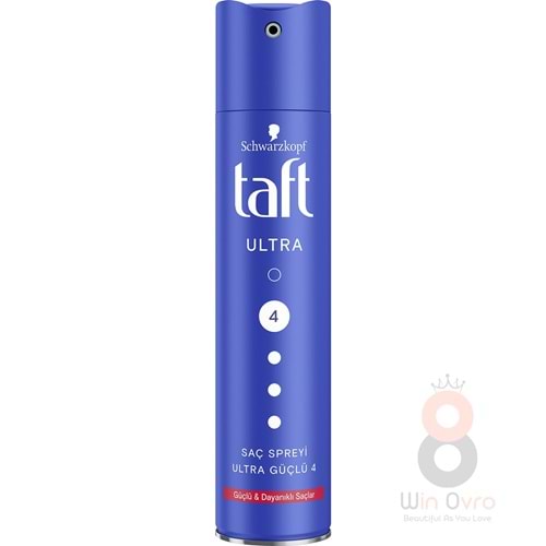 Taft Ultra Güçlü Saç Spreyi 250 Ml