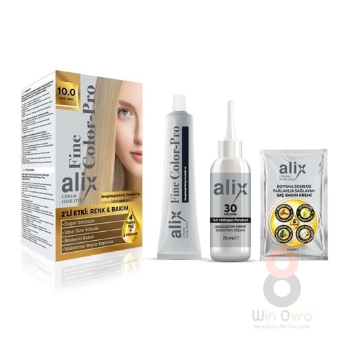 Alix Saç Boyası 10.0 Açık Sarı 50 ml