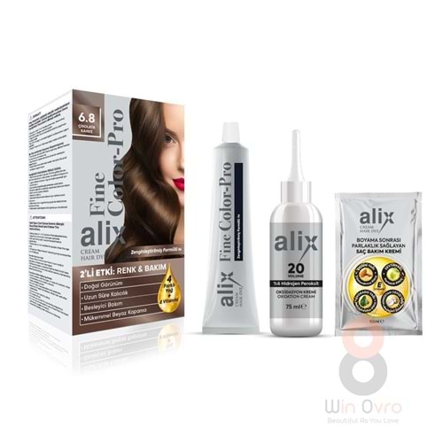 Alix Saç Boyası 6.8 Çikolata Kahve 50 ml