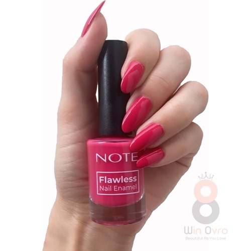 Note Nail Flawless Oje 91 Sıcak Pembe