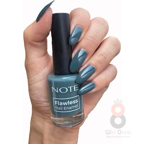 Note Nail Flawless Oje 19 Koyu Gri