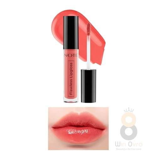 Note Flawless Lipgloss Nemlendirici Etkili Parlak Ruj 06 Tasty Candy - Pembe