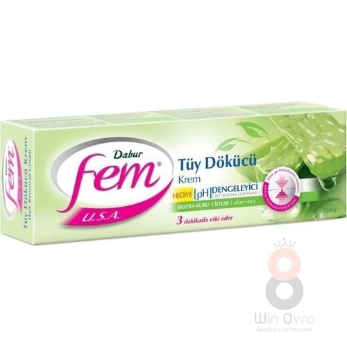Fem Tüy Dökücü Krem Ekstra Kuru Ciltler Aloe Vera 120 Ml