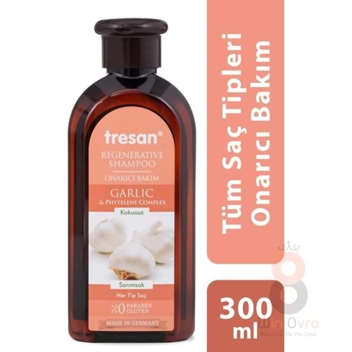 Tresan Sarımsak Onarıcı Bakım Şampuanı 300 ml