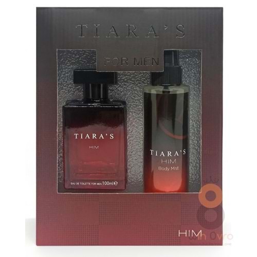 Tiaras Him Edt100ml+ Edc Body Mist 150ml Erkek Parfüm Set
