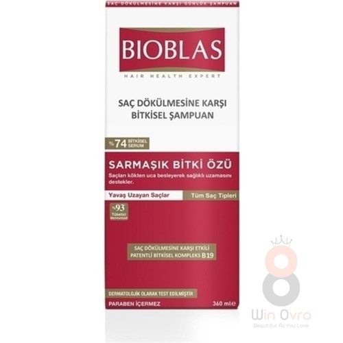 Bioblas Sağlık Uzama Şampuanı 360ml Sarmaşık Bitki Özlü