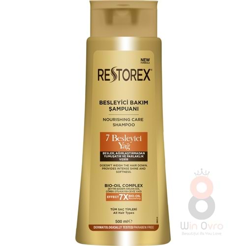 Restorex 7 Besleyici Yağ Bakım ŞAMPUAN-500 ml