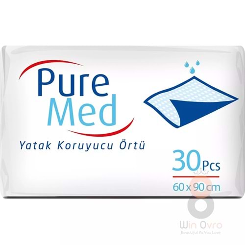 Puremed Hasta Yatak Koruyucu 60*90Cm 30 Adet Tekli Pk