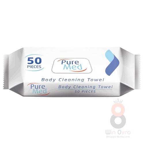 Puremed Vücut Temizleme Mendili 50'li