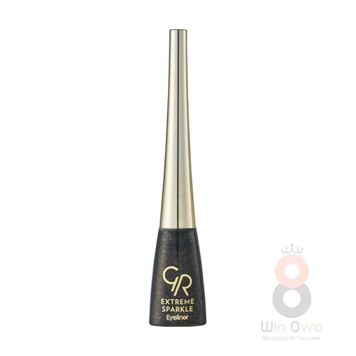 Golden Rose Extreme Sparkle Eyeliner-102 Black-Işıltılı Eyeliner