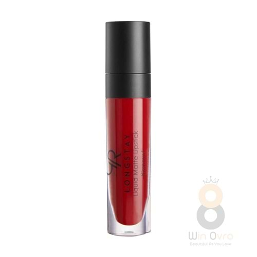 Golden Rose Longstay Liquid Matte Lipstick-18 Dark Red-Likit Mat Ruj