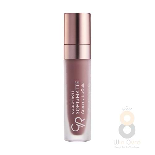 Golden Rose Soft&Matte Creamy Lipcolor-101 Thistle-Likit Mat Ruj