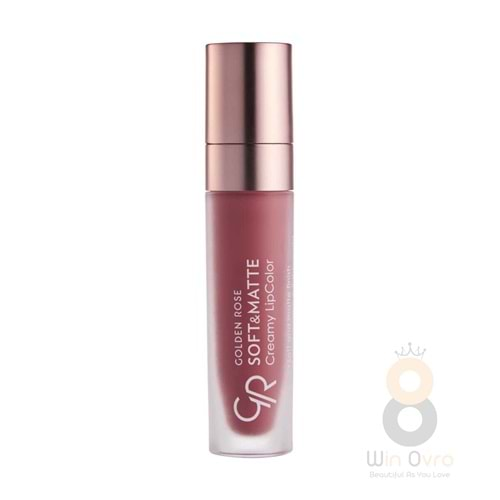 Golden Rose Soft&Matte Creamy Lipcolor-108 Redwood-Likit Mat Ruj