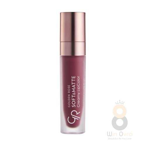 Golden Rose Soft&Matte Creamy Lipcolor-112 Raspberry-Likit Mat Ruj