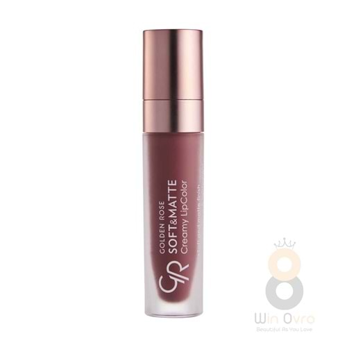 Golden Rose Soft&Matte Creamy Lipcolor-113 Russet-Likit Mat Ruj