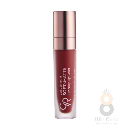 Golden Rose Soft&Matte Creamy Lipcolor-114 Cherry-Likit Mat Ruj