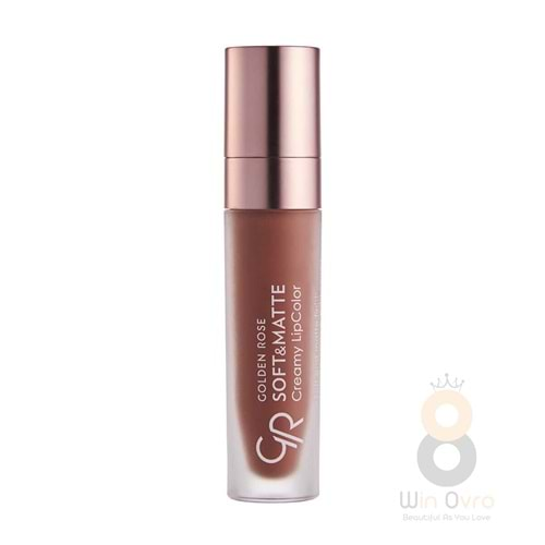 Golden Rose Soft&Matte Creamy Lipcolor-118 Caramel-Likit Mat Ruj