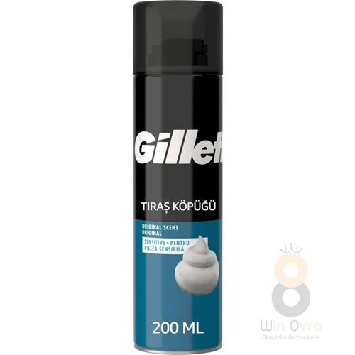 Gillette Hassas 200 ml Tıraş Köpüğü