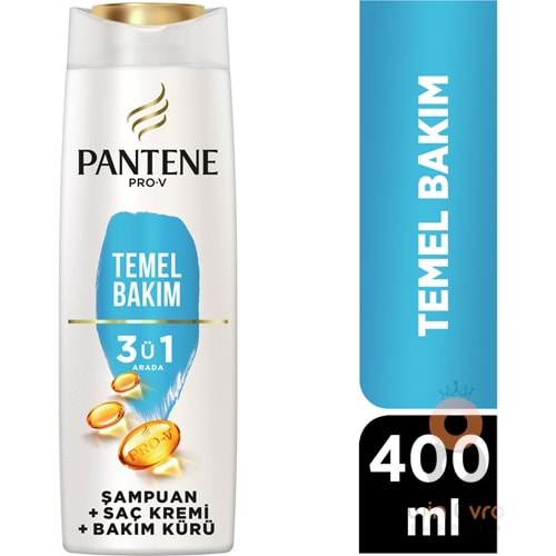 Pantene Pro-V Klasik Bakım 3’Ü 1 Arada Şampuan, Normal-Karma Saçlar 400ml