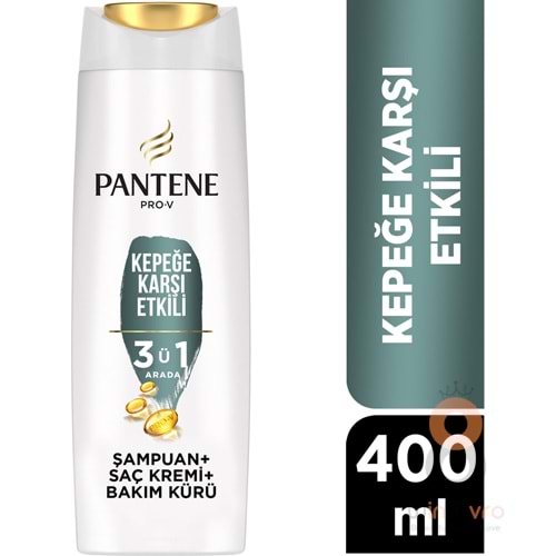 Pantene Pro-V Kepeğe Karşı Etkili Şampuan 400 ml Tüm Saç Tipleri İçin