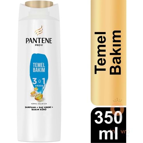 Pantene Temel Bakım 3'Ü1 Arada Şampuan 350 Ml
