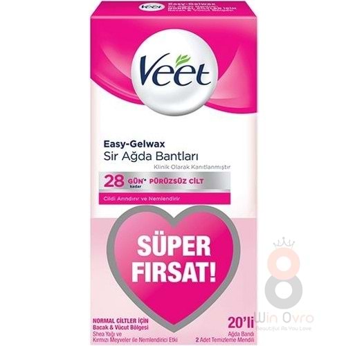 Veet Sir Ağda Bandı Normal Cilt 20'li Sir Ağda