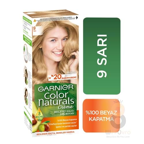 Garnier Color Naturals Saç Boyası 9 Sarı