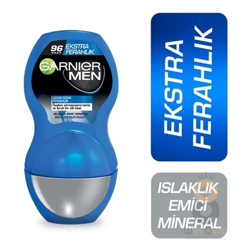 Garnier Men Ekstra Ferahlık Roll-On 50 ml