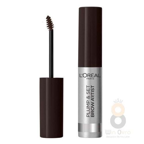 Loreal Paris Brow Artist Plump&Set Kaş Sabitleyici Maskara No:109 Ebony