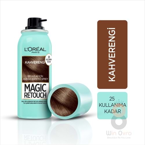 Loreal Paris Magic Retouch Beyaz Dipleri Kapatıcı Sprey - Kahverengi