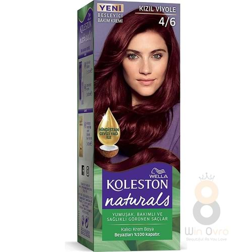 Koleston Naturals Saç Boyası 4/6 Kızıl Viyole