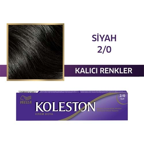 Koleston Single Tüp Boya 2/0 Siyah