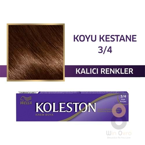 Koleston Single Tüp Boya 3/4 Koyu Kestane