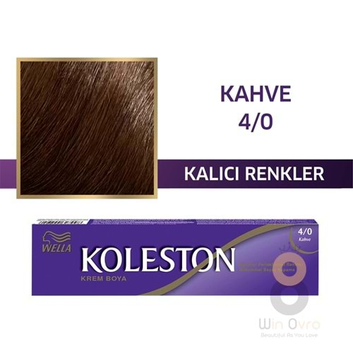 Koleston Single Tüp Boya 4/0 Kahve